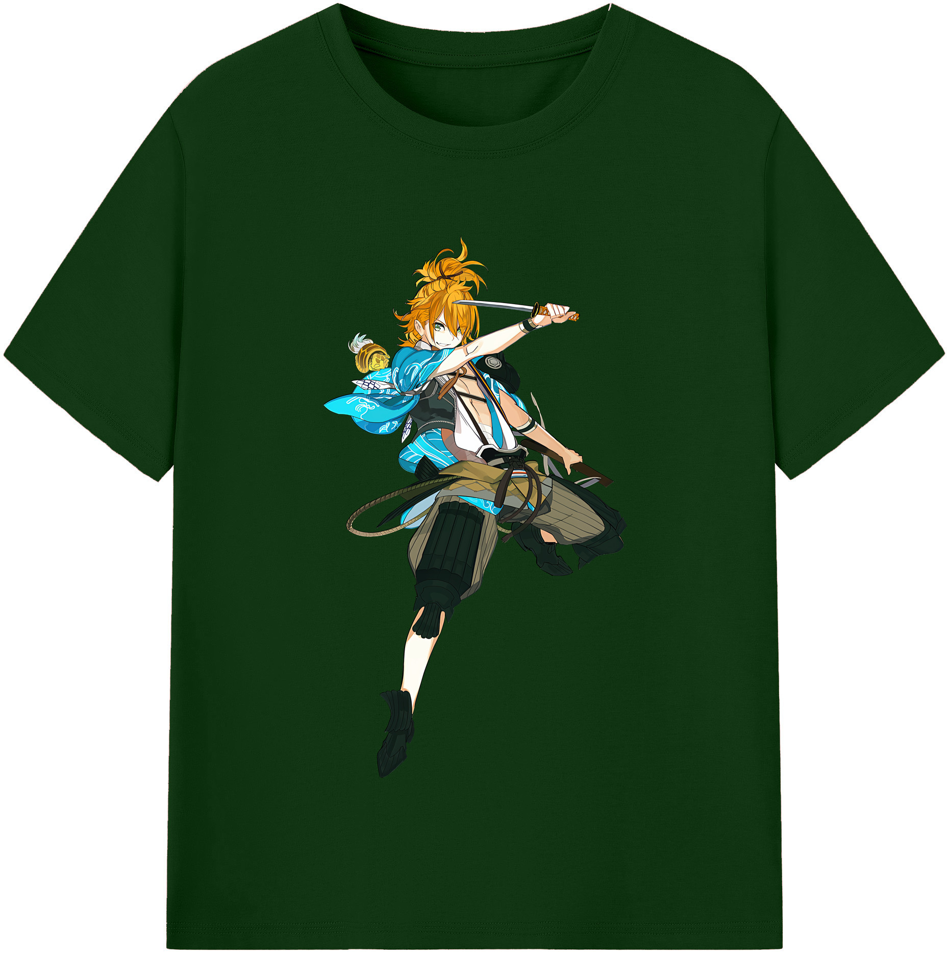 （画像用） 刀剣乱舞 Touken Ranbu 綿100％半袖Tシャツ（フロントプリント）